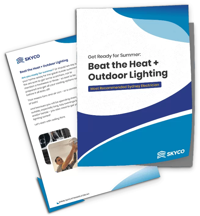 Beat the heat outdoor lightning